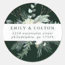 Suche nach evergreen aufkleber Winterhochzeit