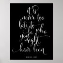 Suche nach nie zu spät poster Zitate