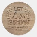 Suche nach liebe wächst hier aufkleber Braut