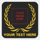 Suche nach ruhm ist aufkleber Kranz