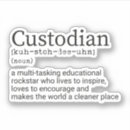 Suche nach hausmeister aufkleber Haushälterin