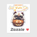 Suche nach halloween mops aufkleber Lustig