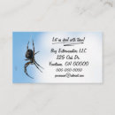 Suche nach spinnennetze visitenkarten Beängstigend