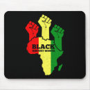 Suche nach schwarze faust mousepads Freiheit
