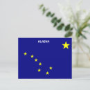 Suche nach flagge von alaska postkarten Großer spinner