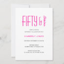 Suche nach fifty and fabulous einladungen Schwarz weiß