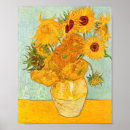 Suche nach vase mit zwölf sonnenblumen poster Van gogh