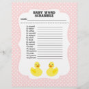 Suche nach baby shower flyer Rosa
