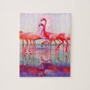 Suche nach flamingos puzzle Retro