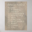 Suche nach house rules poster Regeln