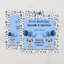 Suche nach 1 zwillinge geburtstag einladungen Blau