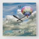 Suche nach hot air balloon wanduhren Sky