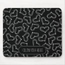 Suche nach weiße herzen mousepads Schwarz