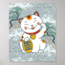 Suche nach lucky cat poster Maneki neko