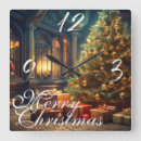 Suche nach weihnachtsbäume wanduhren Schneeflocken