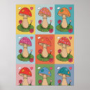 Suche nach bunte pilze poster Modern