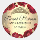 Suche nach sweet sixteen aufkleber Gold