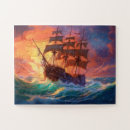 Suche nach segelschiff puzzle Sonnenuntergang