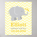 Suche nach elefant für kinder poster Monogramm
