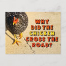 Suche nach warum… postkarten Huhn