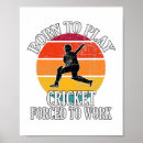 Suche nach cricket poster Vintag
