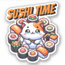 Suche nach kawaii sushi aufkleber Katze