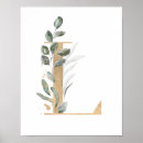 Suche nach monogramm l poster Buchstabe