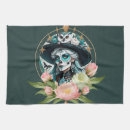 Suche nach dia de los muertos geschirr tücher Blume