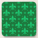 Suche nach fleur de lis untersetzer Grün