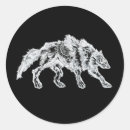 Suche nach schwarz weißer wolf aufkleber Hund