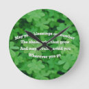 Suche nach st patrick tag wanduhren Kleeblätter