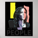 Suche nach election poster Harris für den präsidenten