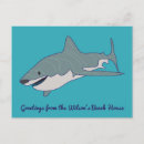 Suche nach weißer hai postkarten Fisch