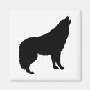 Suche nach wolf silhouette magnete Tier