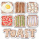Suche nach cute toast aufkleber Frühstück