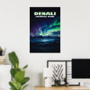 Suche nach denali nationalpark poster Retro