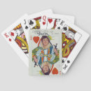 Suche nach königin der herzen spielkarten Vintag