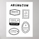 Suche nach arlington Schwarz weiß