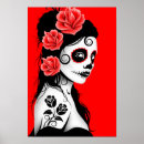 Suche nach totes mädchen poster Schädel