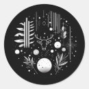 Suche nach weißer hirsch aufkleber Schwarz weiß