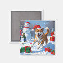 Suche nach schneeszene magnete Weihnachtskunst
