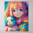 Suche nach anime girl poster Bunt