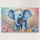 Suche nach rosa elefant puzzle Niedlich