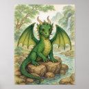 Suche nach grüner drache poster Generativer inhalt