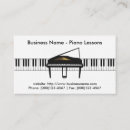 Suche nach piano visitenkarten Musik