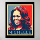 Suche nach michelle obama poster Schwarz