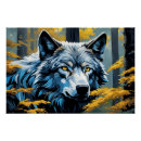 Suche nach grau wolf poster Wölfe