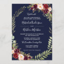 Suche nach watercolor floral wreath einladungen Burgunderrot