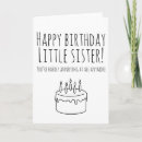 Suche nach little sister karten Birthday