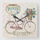 Suche nach vintage fahrrad poster wanduhren Paris